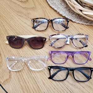 Set Of 6 Misc Glasses / Eyewear